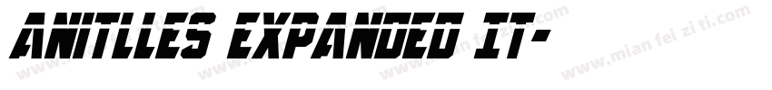Anitlles Expanded It字体转换